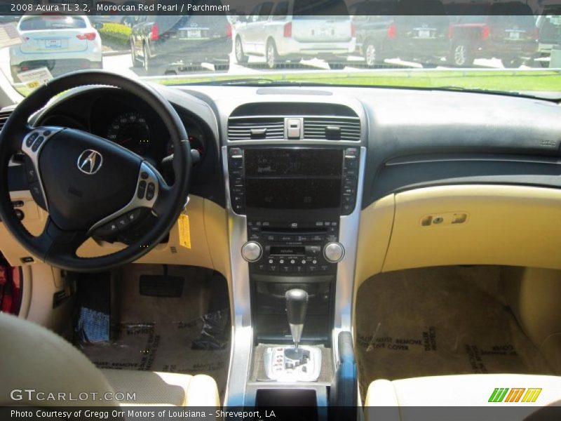 Moroccan Red Pearl / Parchment 2008 Acura TL 3.2