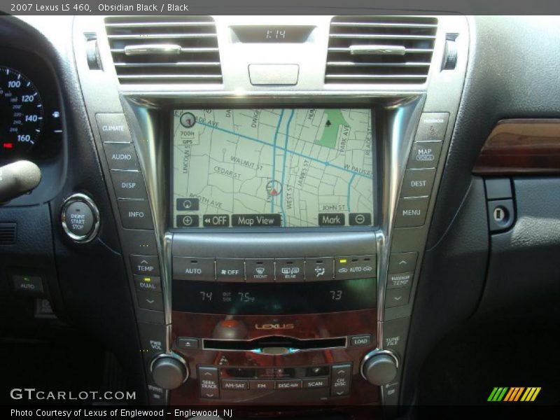 Obsidian Black / Black 2007 Lexus LS 460