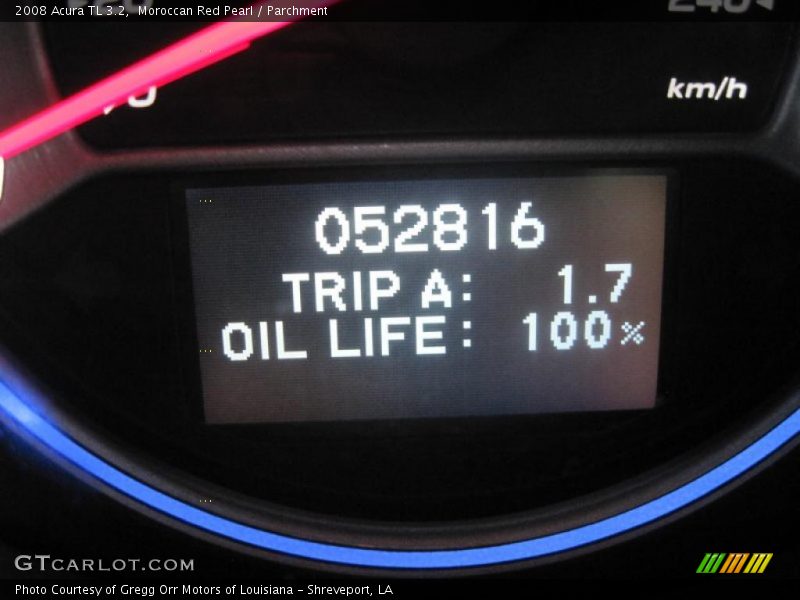 Moroccan Red Pearl / Parchment 2008 Acura TL 3.2