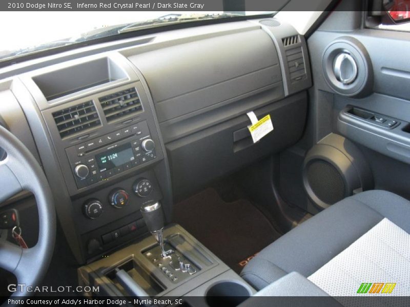 Inferno Red Crystal Pearl / Dark Slate Gray 2010 Dodge Nitro SE