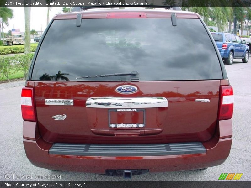 Dark Copper Metallic / Charcoal Black/Caramel 2007 Ford Expedition Limited