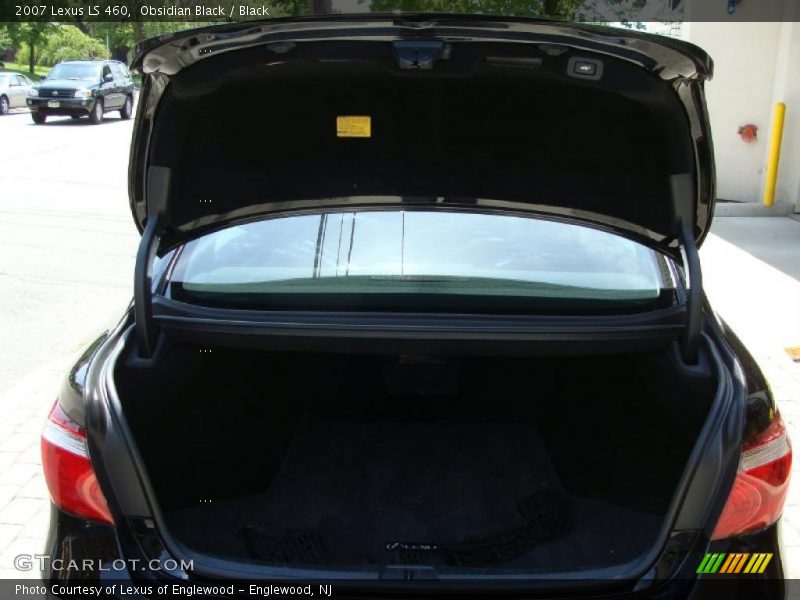 Obsidian Black / Black 2007 Lexus LS 460