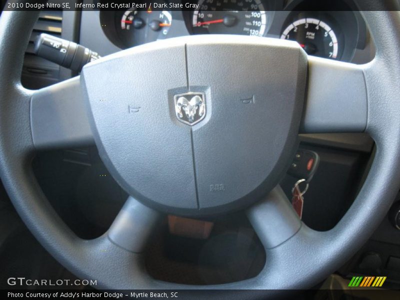 Inferno Red Crystal Pearl / Dark Slate Gray 2010 Dodge Nitro SE