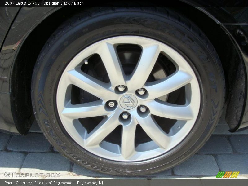 Obsidian Black / Black 2007 Lexus LS 460