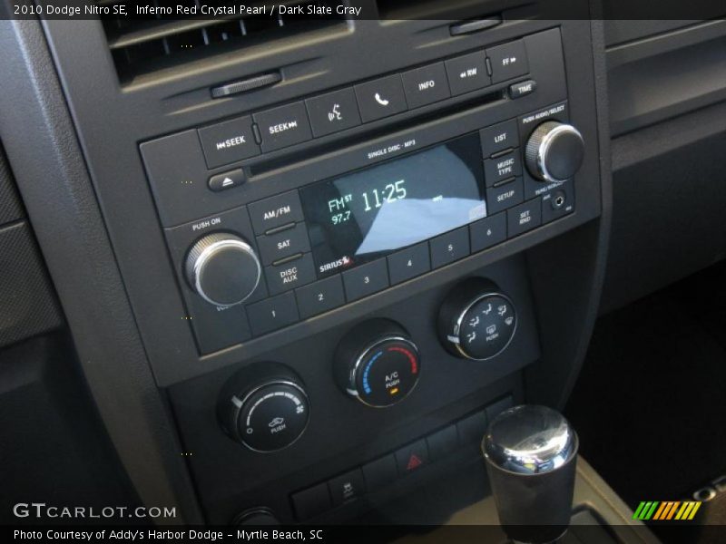 Inferno Red Crystal Pearl / Dark Slate Gray 2010 Dodge Nitro SE