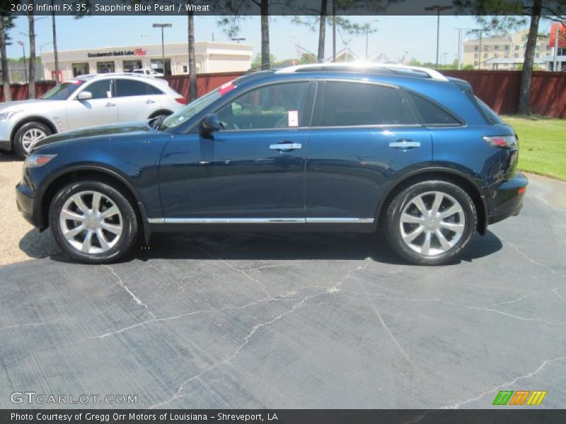 Sapphire Blue Pearl / Wheat 2006 Infiniti FX 35