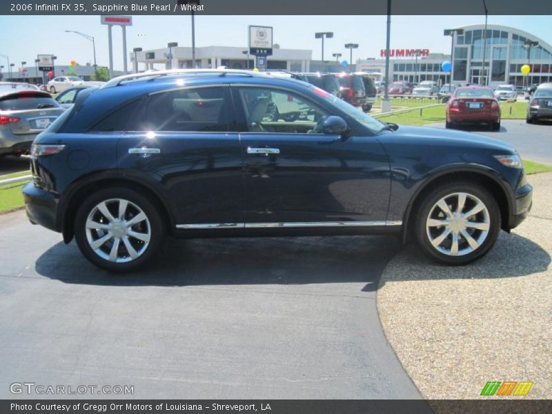 Sapphire Blue Pearl / Wheat 2006 Infiniti FX 35
