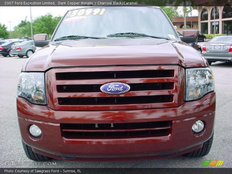 Dark Copper Metallic / Charcoal Black/Caramel 2007 Ford Expedition Limited