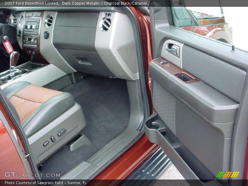 Dark Copper Metallic / Charcoal Black/Caramel 2007 Ford Expedition Limited