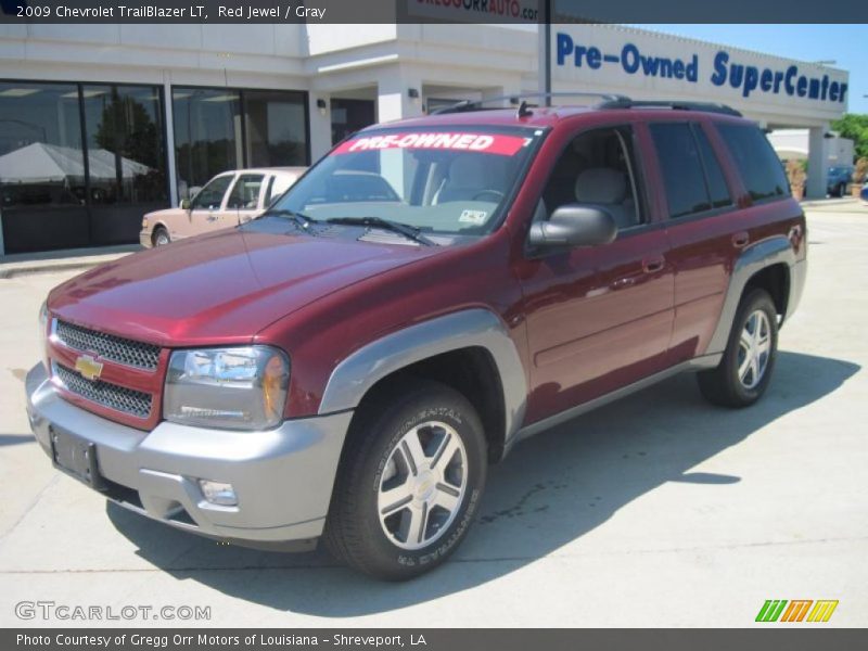 Red Jewel / Gray 2009 Chevrolet TrailBlazer LT