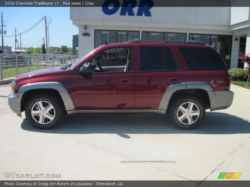 Red Jewel / Gray 2009 Chevrolet TrailBlazer LT
