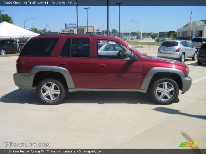 Red Jewel / Gray 2009 Chevrolet TrailBlazer LT