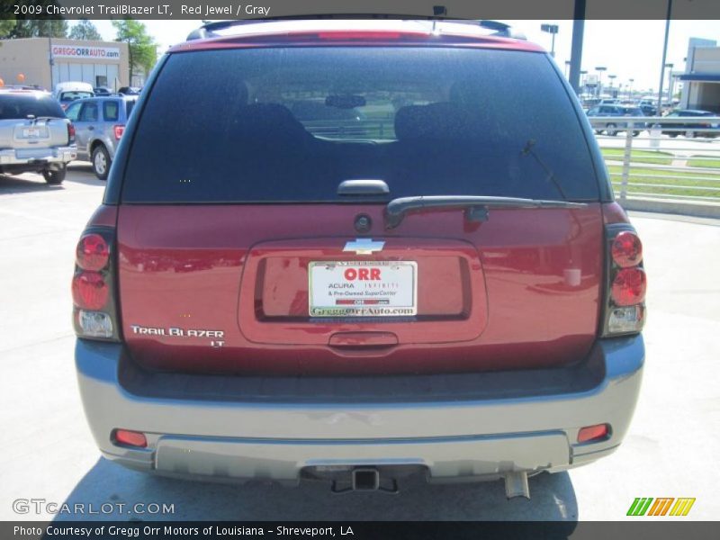 Red Jewel / Gray 2009 Chevrolet TrailBlazer LT