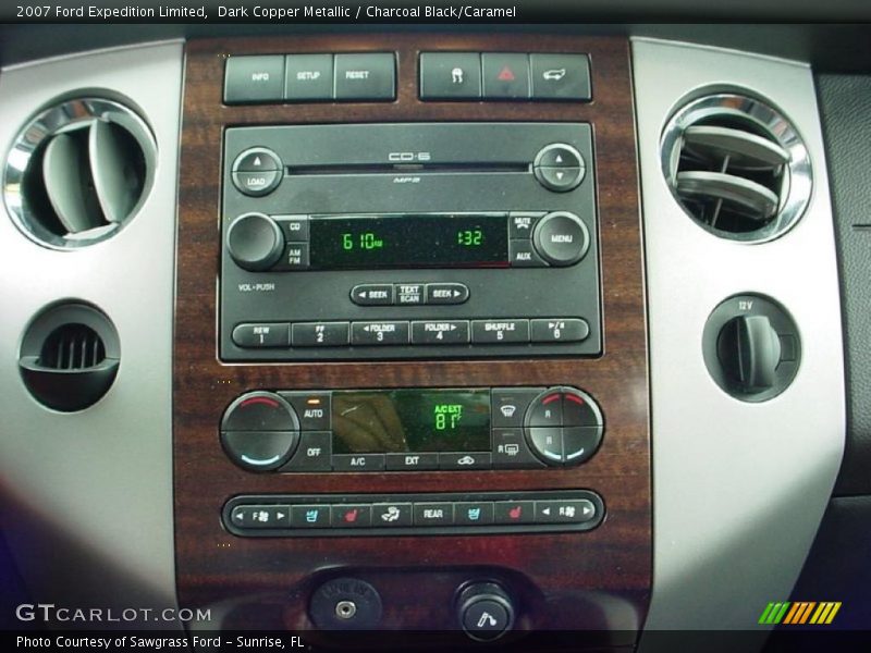 Dark Copper Metallic / Charcoal Black/Caramel 2007 Ford Expedition Limited