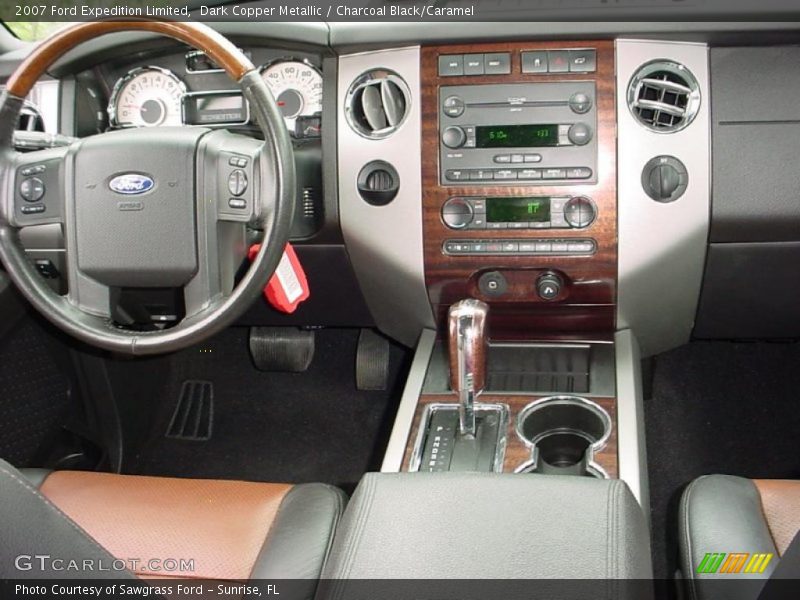 Dark Copper Metallic / Charcoal Black/Caramel 2007 Ford Expedition Limited