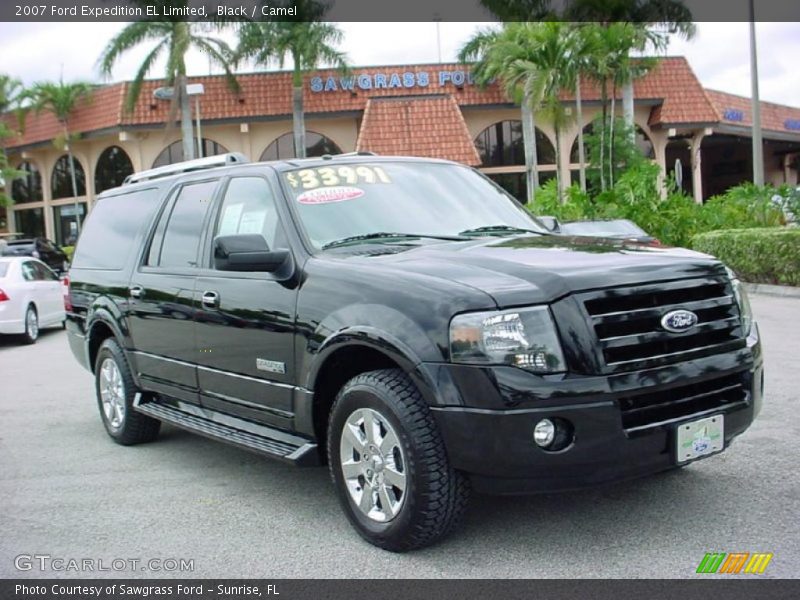 Black / Camel 2007 Ford Expedition EL Limited