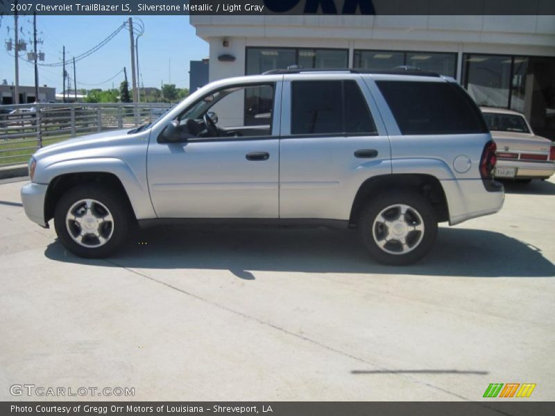Silverstone Metallic / Light Gray 2007 Chevrolet TrailBlazer LS