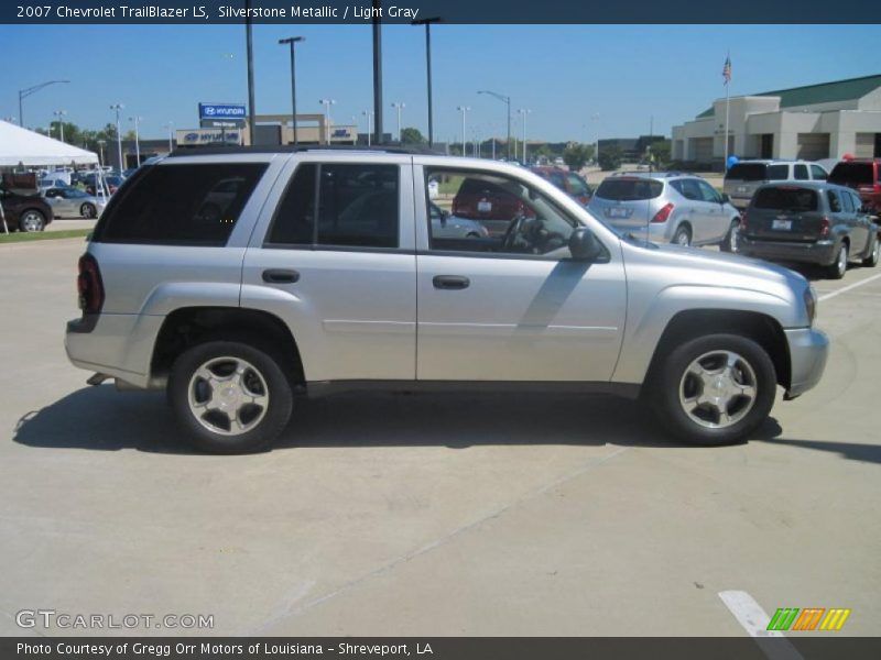Silverstone Metallic / Light Gray 2007 Chevrolet TrailBlazer LS