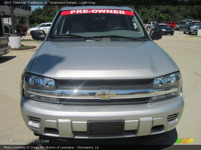 Silverstone Metallic / Light Gray 2007 Chevrolet TrailBlazer LS