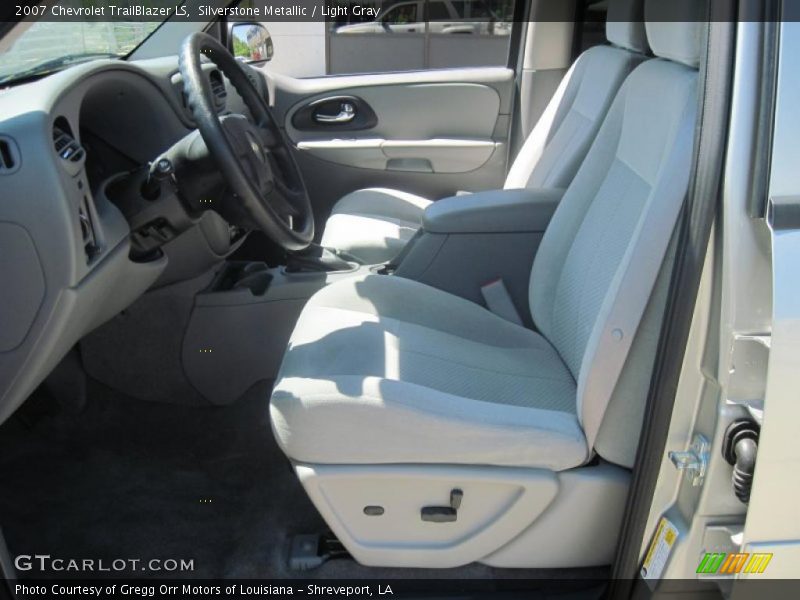 Silverstone Metallic / Light Gray 2007 Chevrolet TrailBlazer LS