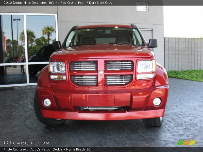 Inferno Red Crystal Pearl / Dark Slate Gray 2010 Dodge Nitro Detonator