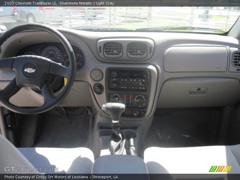 Silverstone Metallic / Light Gray 2007 Chevrolet TrailBlazer LS
