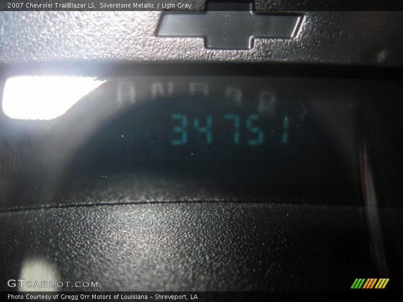 Silverstone Metallic / Light Gray 2007 Chevrolet TrailBlazer LS