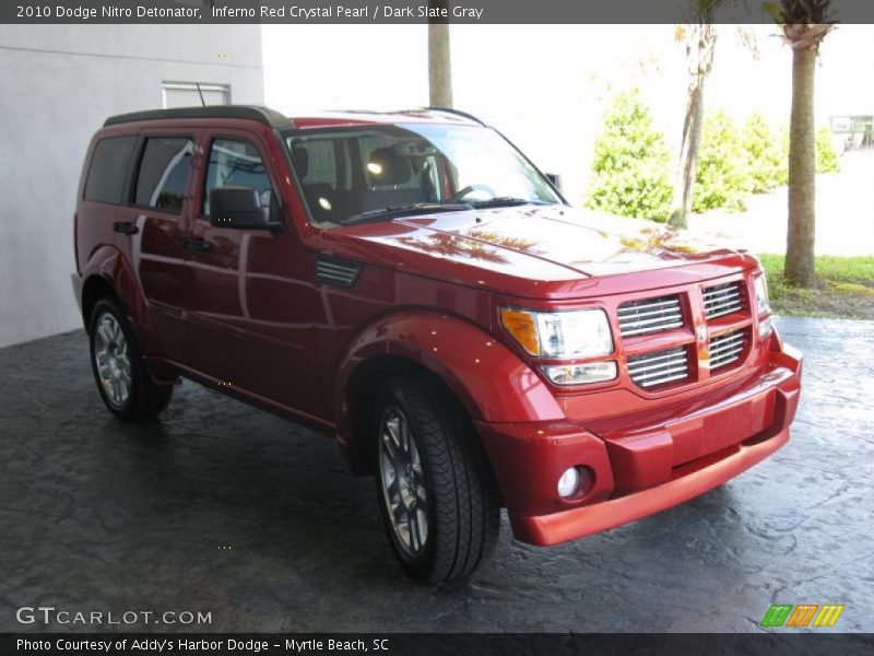 Inferno Red Crystal Pearl / Dark Slate Gray 2010 Dodge Nitro Detonator