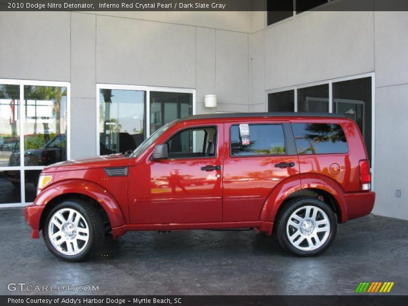 Inferno Red Crystal Pearl / Dark Slate Gray 2010 Dodge Nitro Detonator