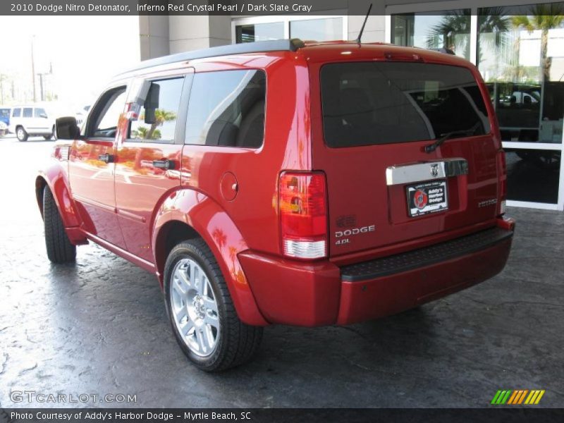 Inferno Red Crystal Pearl / Dark Slate Gray 2010 Dodge Nitro Detonator