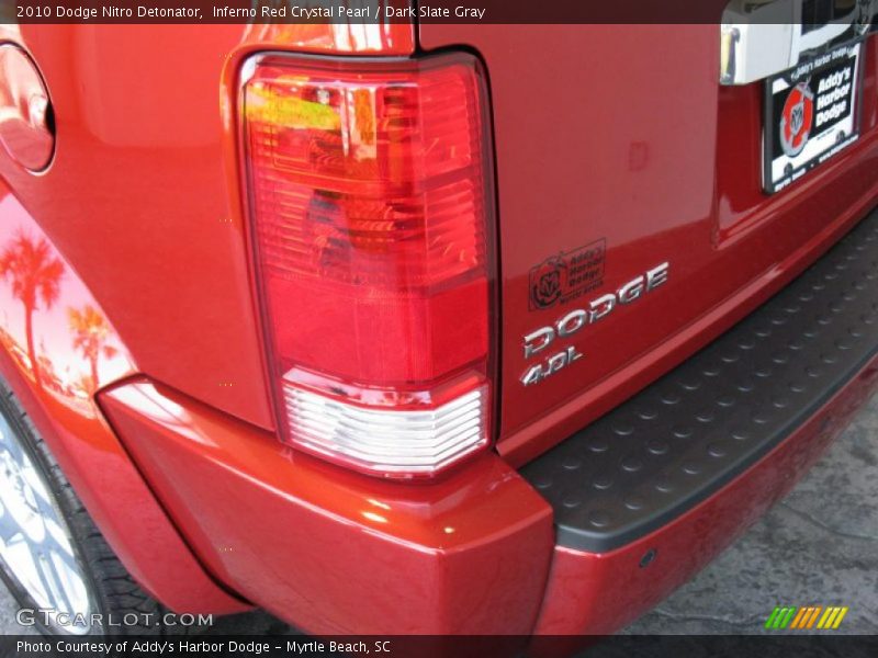 Inferno Red Crystal Pearl / Dark Slate Gray 2010 Dodge Nitro Detonator