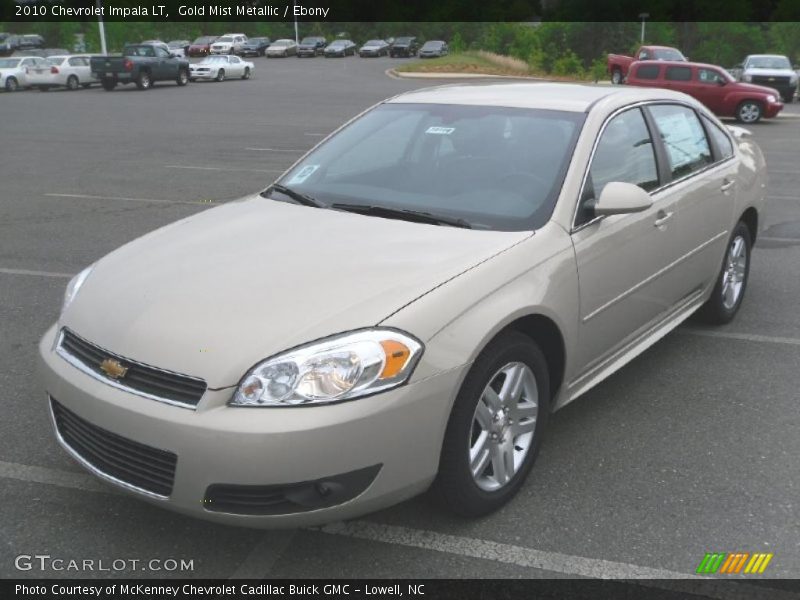 Gold Mist Metallic / Ebony 2010 Chevrolet Impala LT