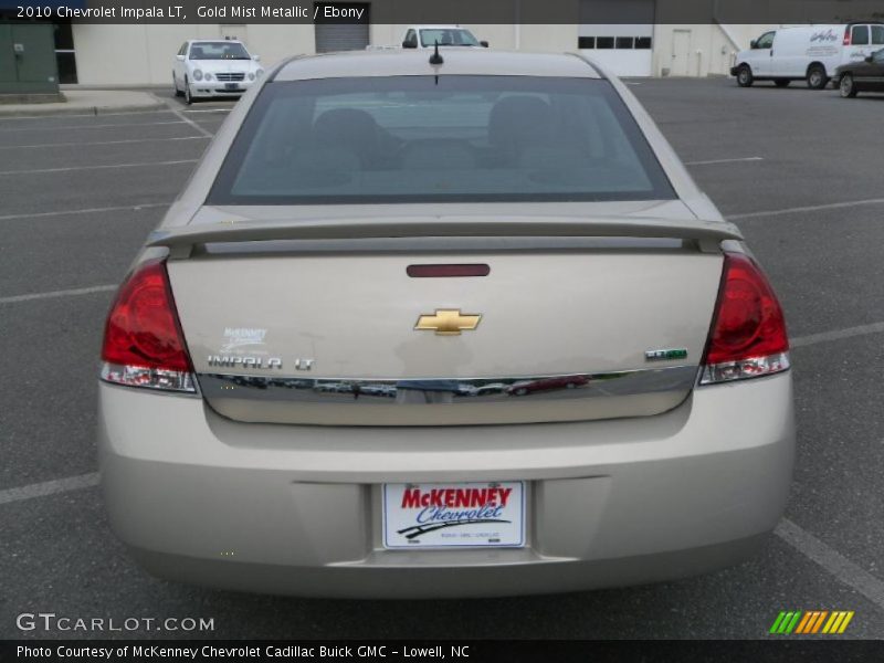 Gold Mist Metallic / Ebony 2010 Chevrolet Impala LT