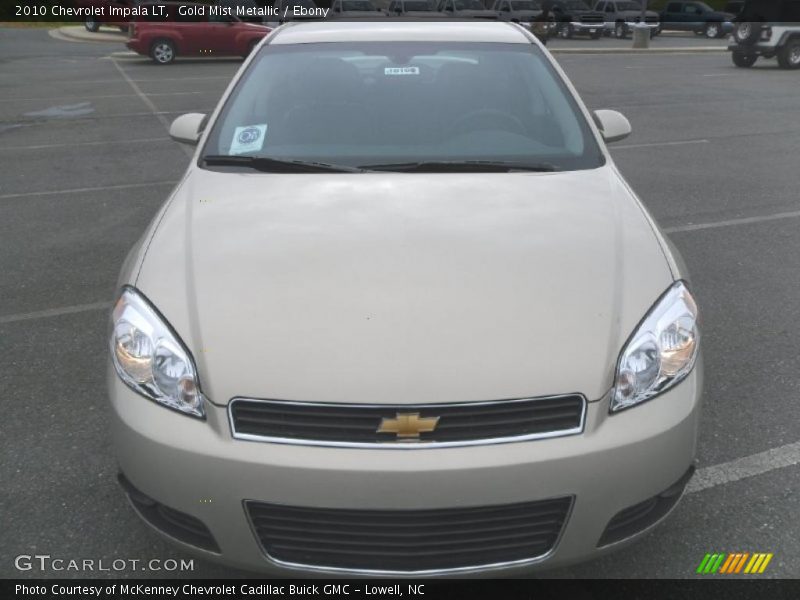 Gold Mist Metallic / Ebony 2010 Chevrolet Impala LT