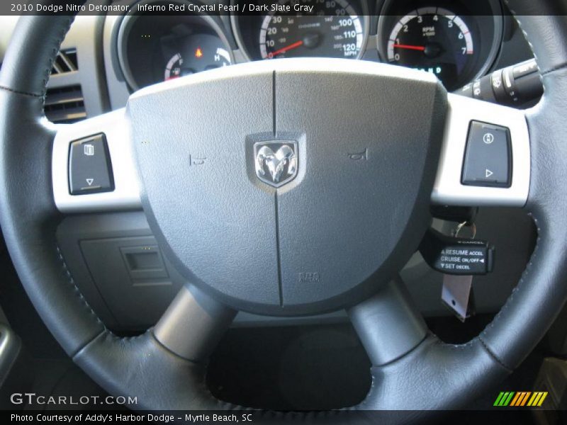 Inferno Red Crystal Pearl / Dark Slate Gray 2010 Dodge Nitro Detonator