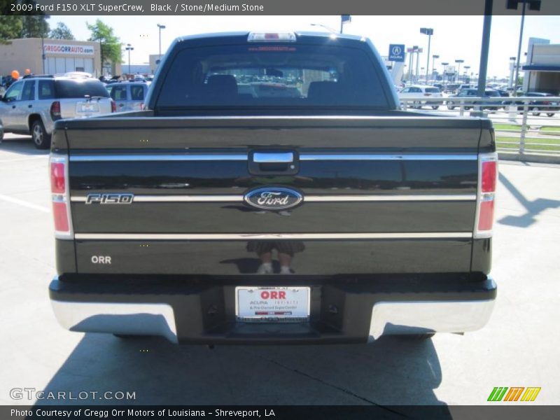 Black / Stone/Medium Stone 2009 Ford F150 XLT SuperCrew