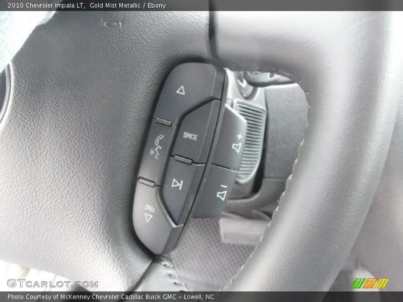 Gold Mist Metallic / Ebony 2010 Chevrolet Impala LT