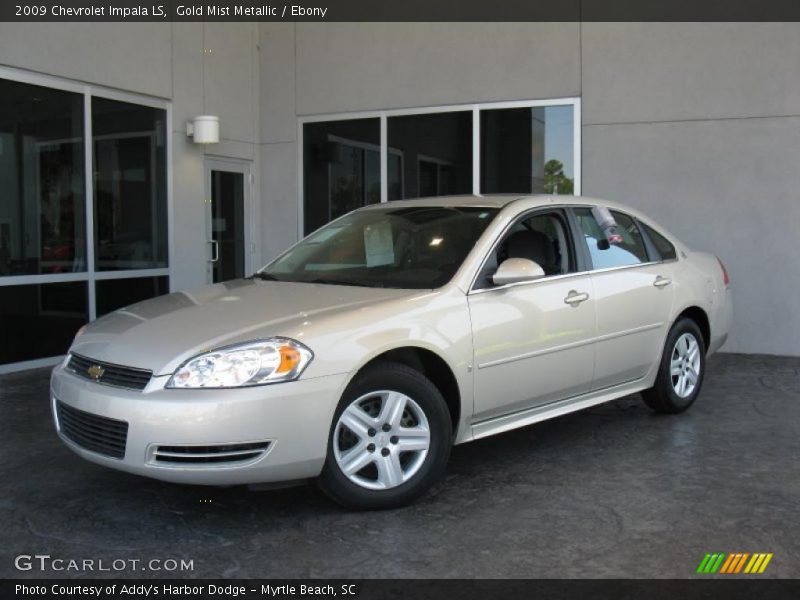 Gold Mist Metallic / Ebony 2009 Chevrolet Impala LS