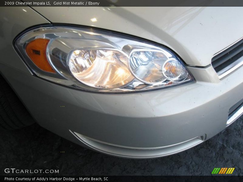 Gold Mist Metallic / Ebony 2009 Chevrolet Impala LS