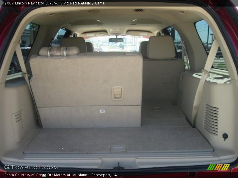 Vivid Red Metallic / Camel 2007 Lincoln Navigator Luxury