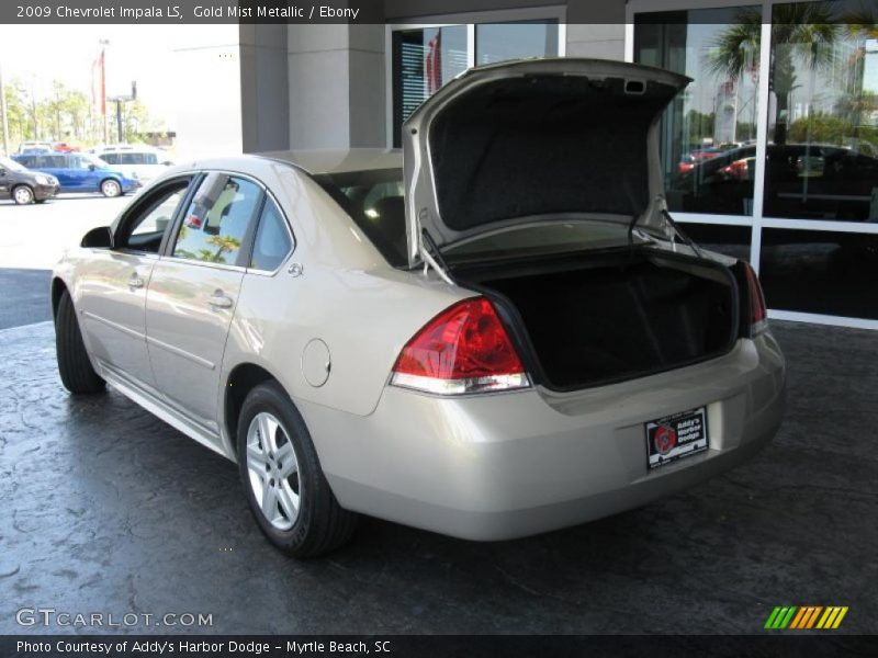Gold Mist Metallic / Ebony 2009 Chevrolet Impala LS