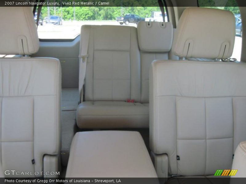 Vivid Red Metallic / Camel 2007 Lincoln Navigator Luxury