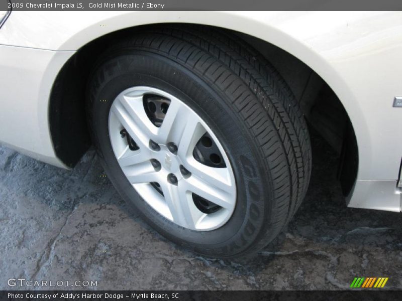 Gold Mist Metallic / Ebony 2009 Chevrolet Impala LS