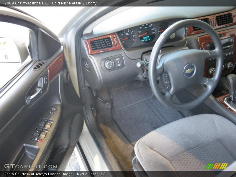 Gold Mist Metallic / Ebony 2009 Chevrolet Impala LS