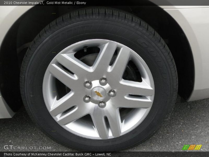 Gold Mist Metallic / Ebony 2010 Chevrolet Impala LT