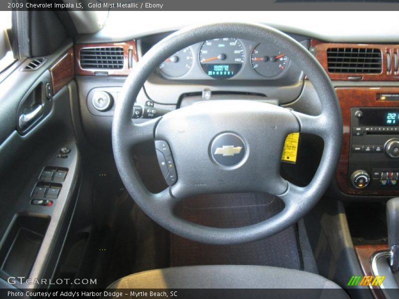 Gold Mist Metallic / Ebony 2009 Chevrolet Impala LS