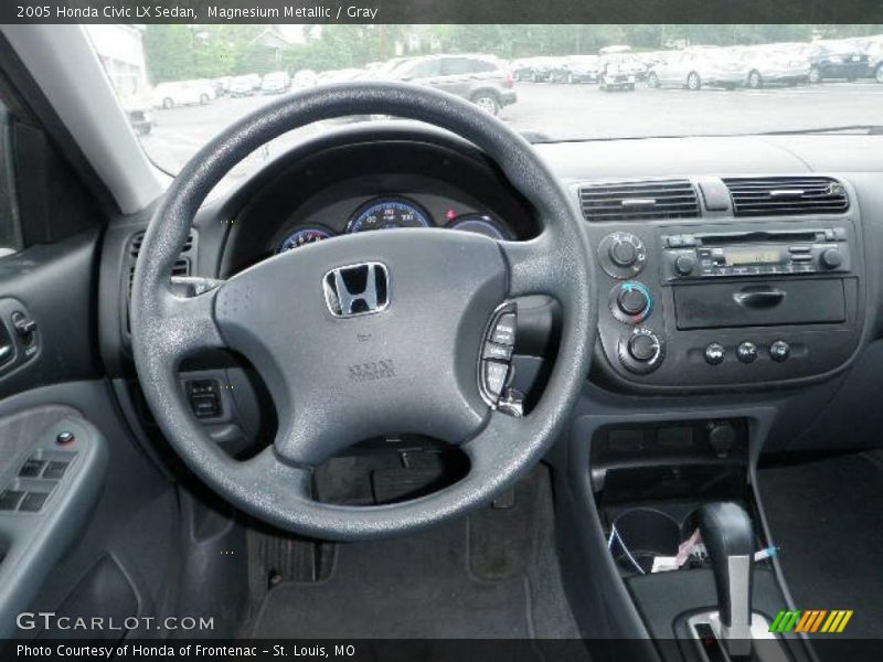 Magnesium Metallic / Gray 2005 Honda Civic LX Sedan