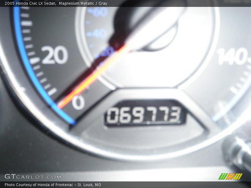 Magnesium Metallic / Gray 2005 Honda Civic LX Sedan