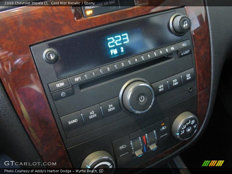 Gold Mist Metallic / Ebony 2009 Chevrolet Impala LS