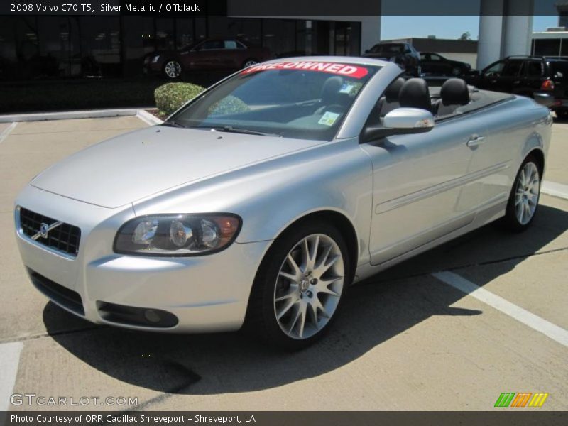 Silver Metallic / Offblack 2008 Volvo C70 T5